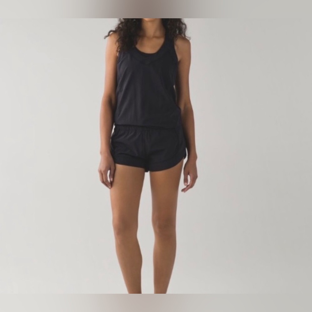 Lululemon Athletica Women's Speedy Runsie Sleeveless‎ Shorts Romper Size 10